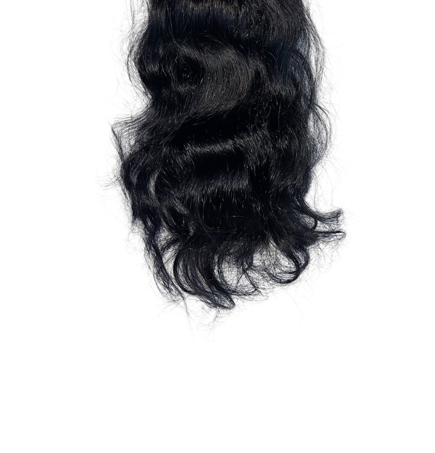 Curly-C Natural Black Bulk Hair