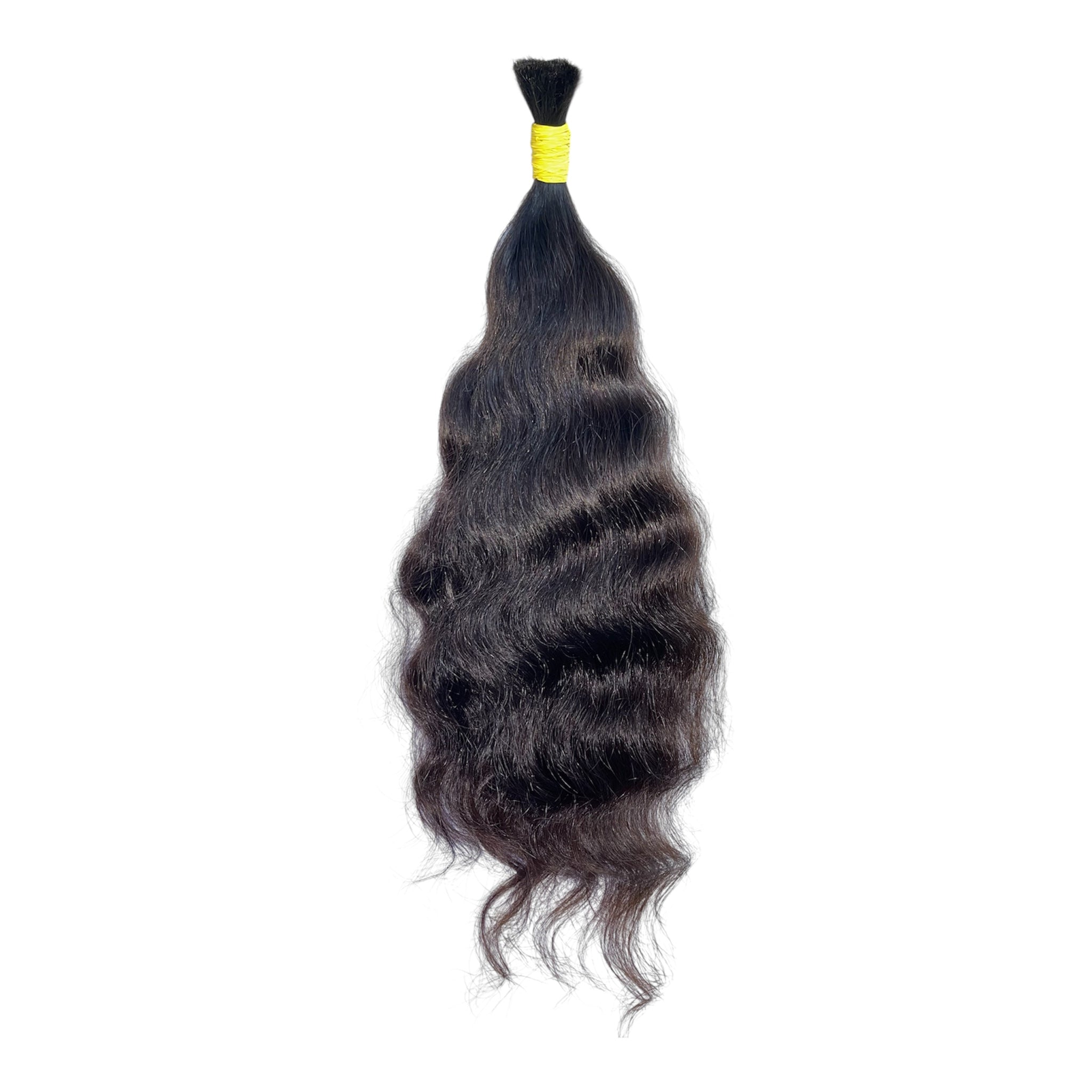 Curly-C Natural Dark Brown Bulk Hair